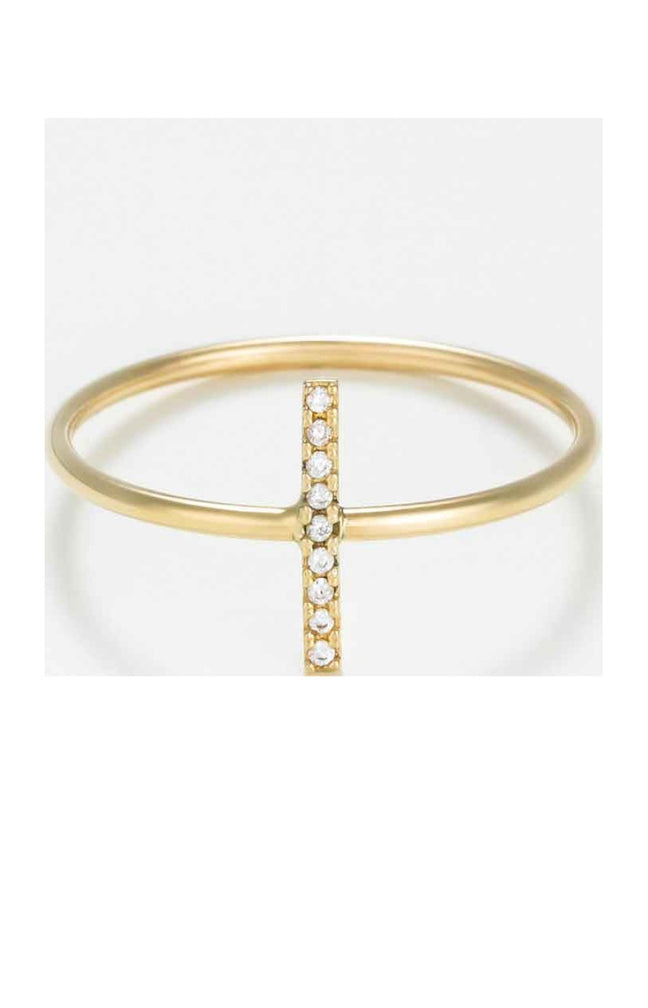 Bague Natura - Or Jaune 375/1000 & Zirconium