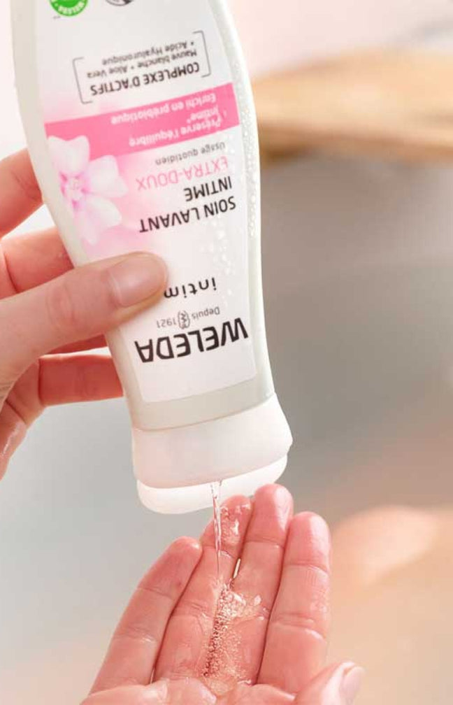 Soin lavant intime extra-doux - Acide hyaluronique & aloe vera - 200 ml