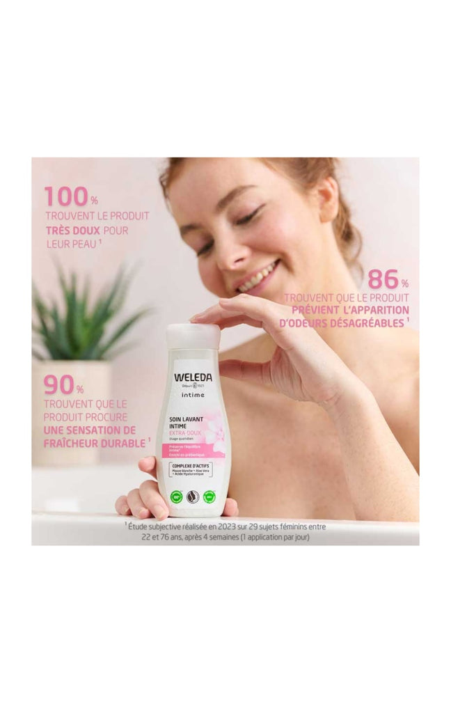 Soin lavant intime extra-doux - Acide hyaluronique & aloe vera - 200 ml