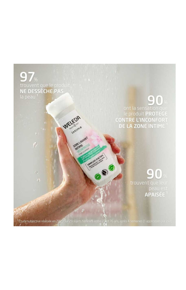 Soin lavant intime sécheresse - Acide hyaluronique, aloe vera & prébiotiques - 200 ml