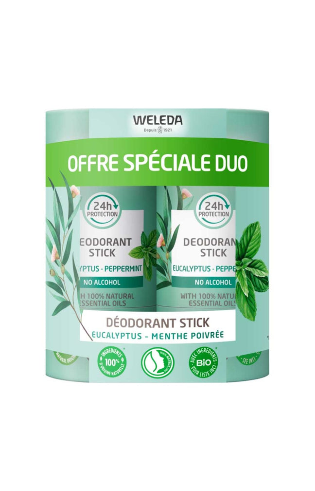 Déodorants stick - Eucalyptus & peppermint - 2 x 50 g