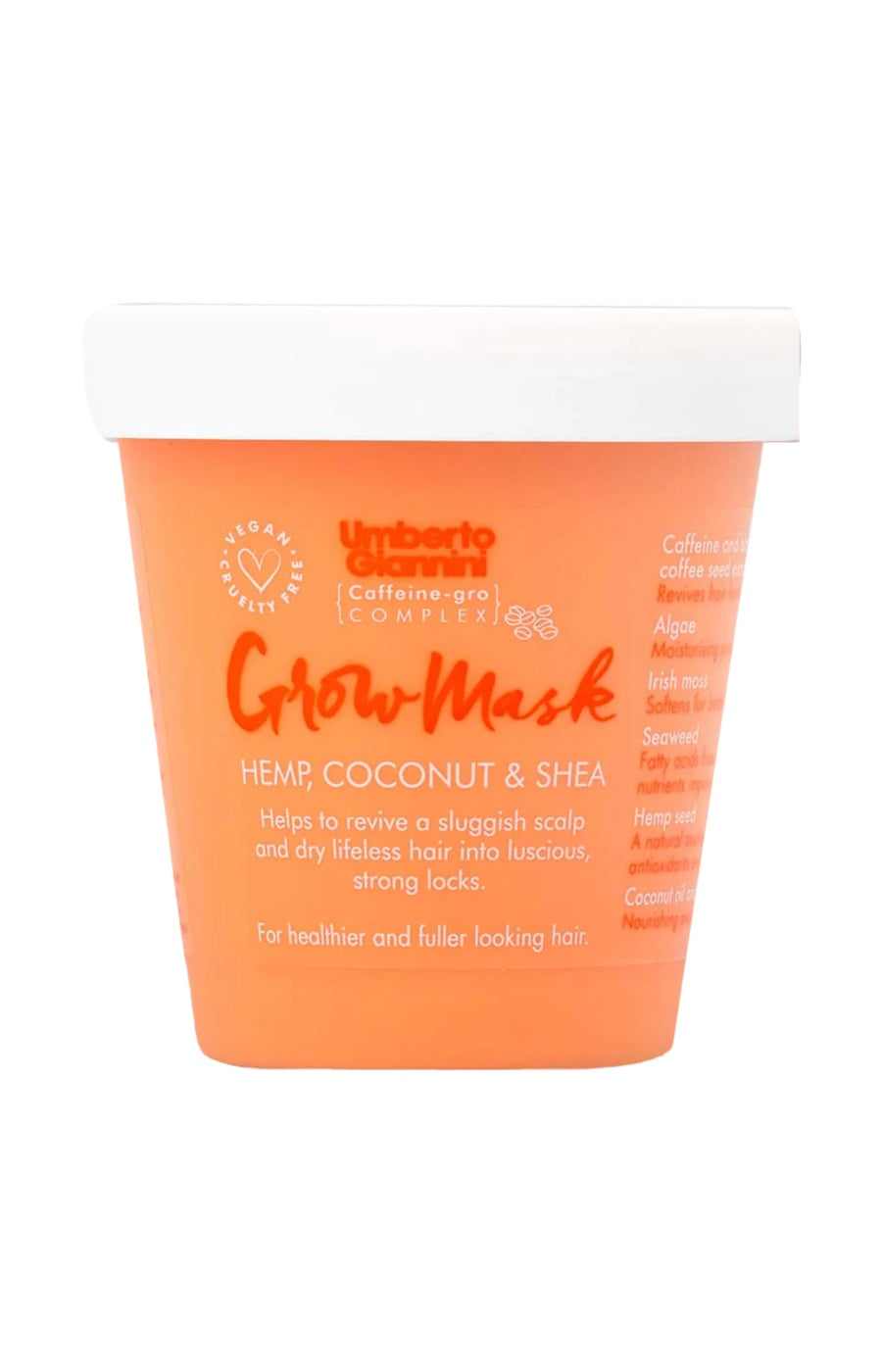 Masque stimulateur de croissance - Noix de coco & chanvre - Cheveux secs & abîmés - 230 ml