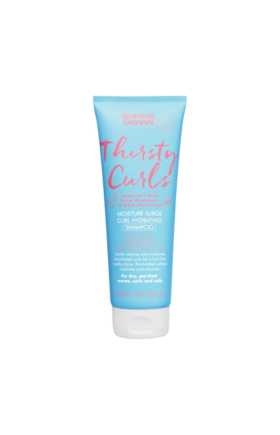 Shampoing hydratant - Acide hyaluronique - Cheveux bouclés très secs