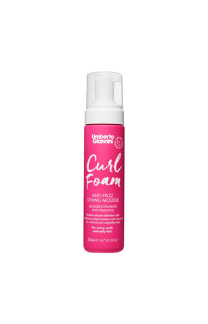 Mousse coiffante anti-frisottis - Cheveux ondulés à crépus - 200 ml