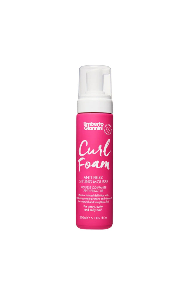 Mousse coiffante anti-frisottis - Cheveux ondulés à crépus - 200 ml