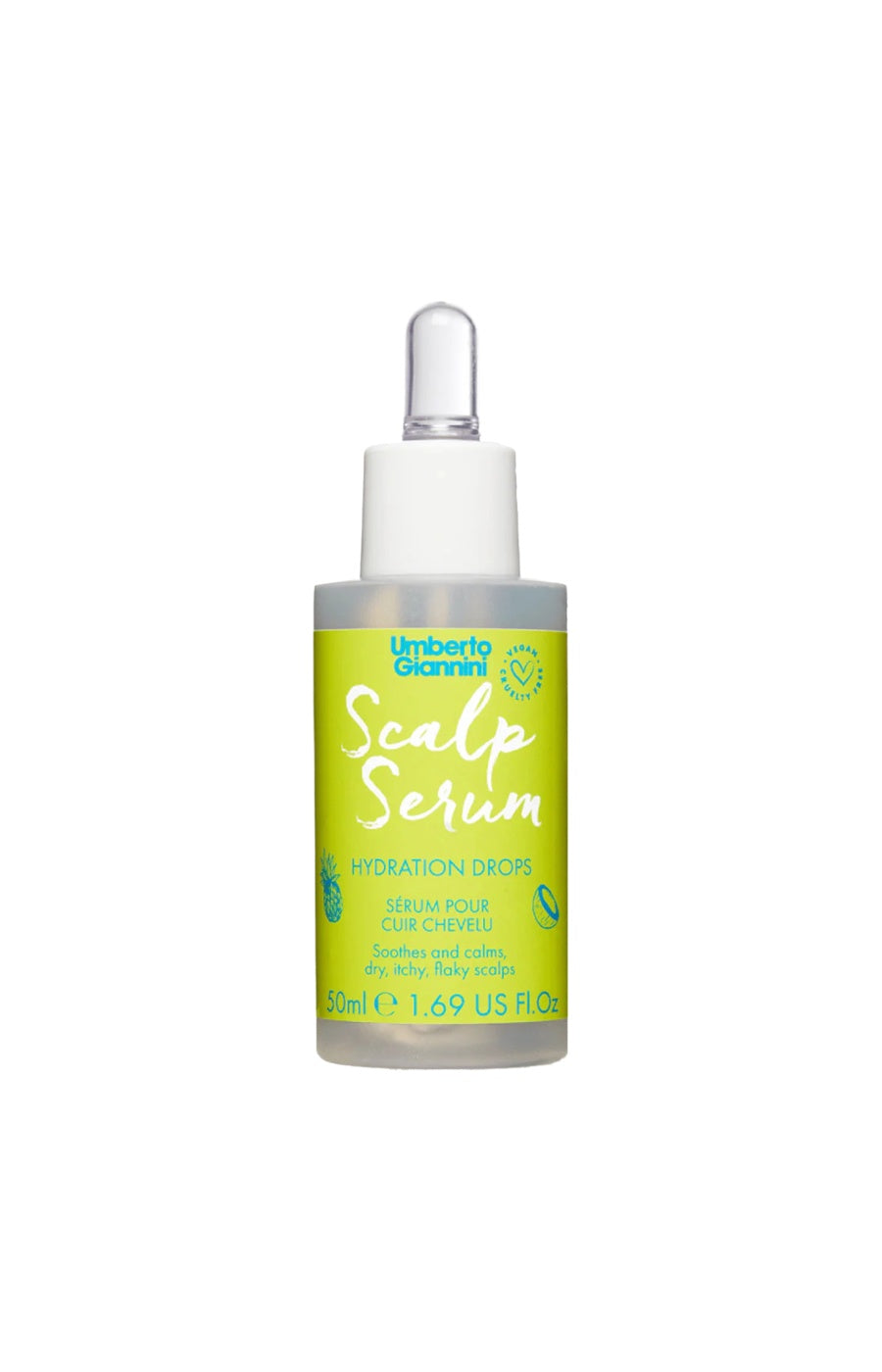 Sérum hydratant - Acide salicylique & ananas - Cuirs chevelus sensibles - 50 ml
