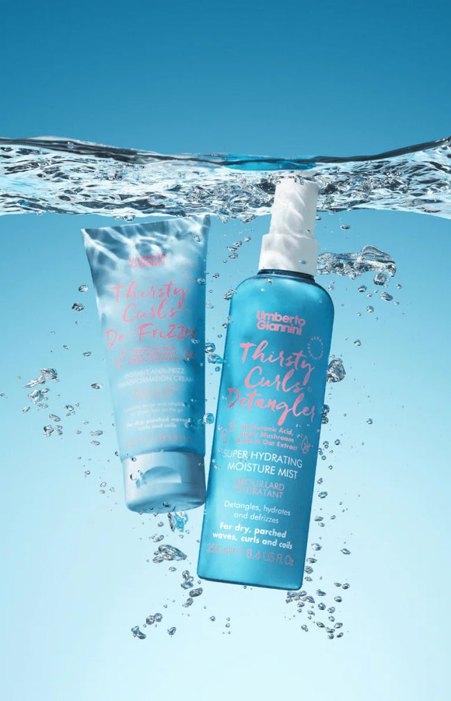 Spray démêlant hydratant - Acide hyaluronique - Cheveux bouclés très secs - 250 ml