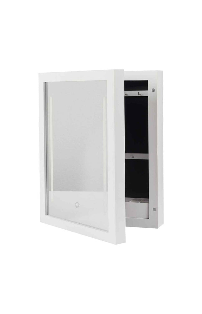 Miroir armoire LED - Blanc