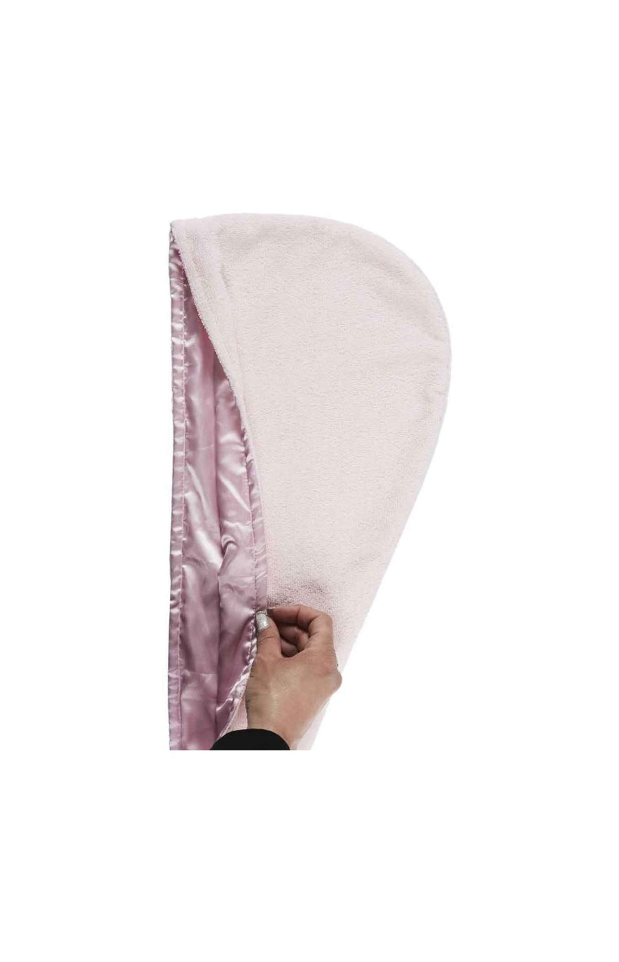 Serviette microfibre réversible - Satin - Coloris aléatoires