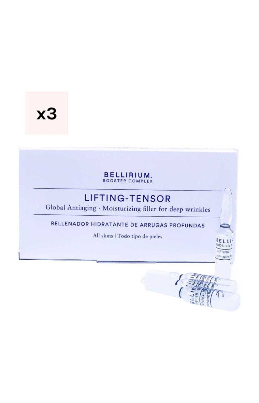 Traitement hydratant & anti-rides pour masque LED - Peptides - Lifting Tensor - 30 x 2 ml