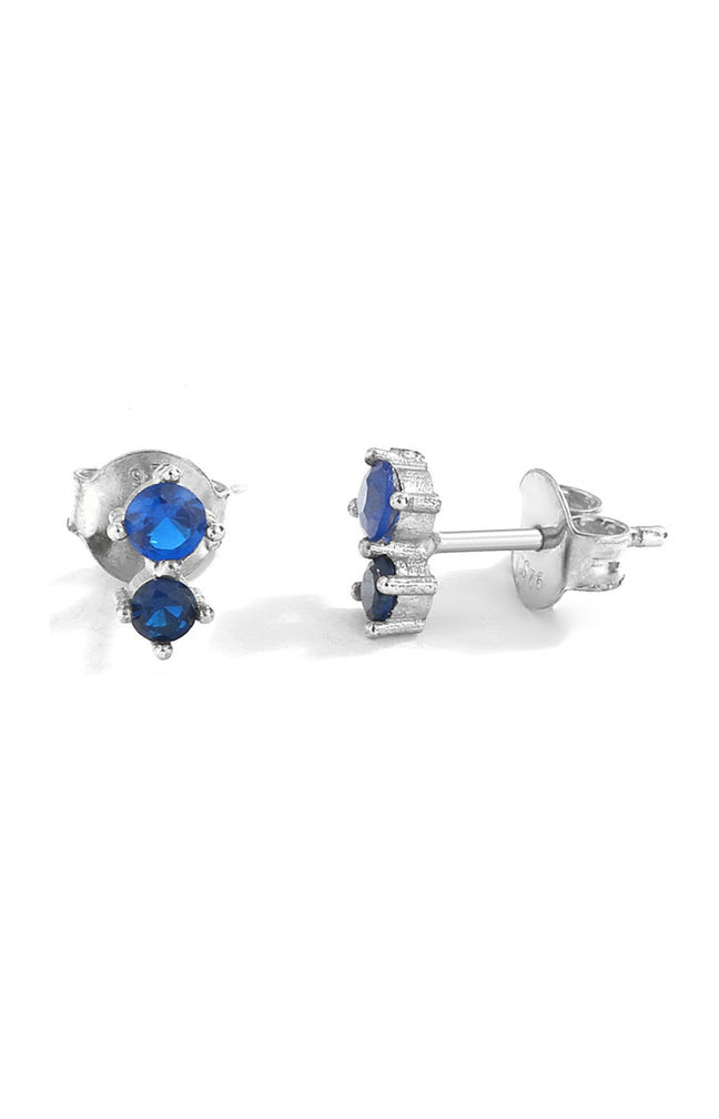 Boucles d'oreilles - Argent 925/000 & zircons