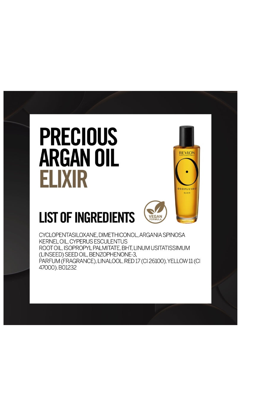 Elixir à l'huile d'argan - Orofluido - Tous types de cheveux