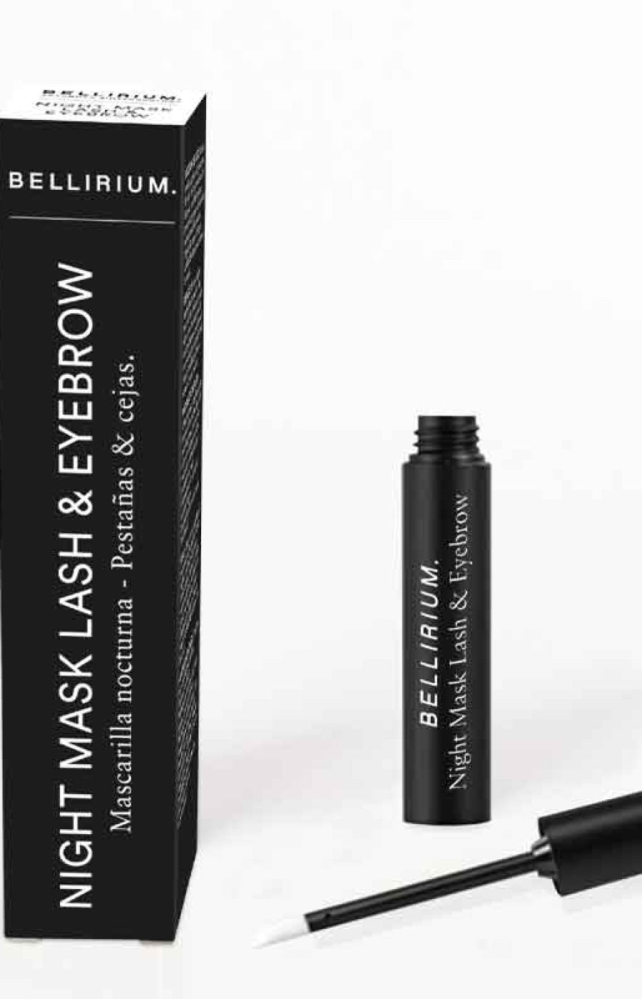 Masque de nuit cils & sourcils - Peptides & huile d'amande douce - 5 ml