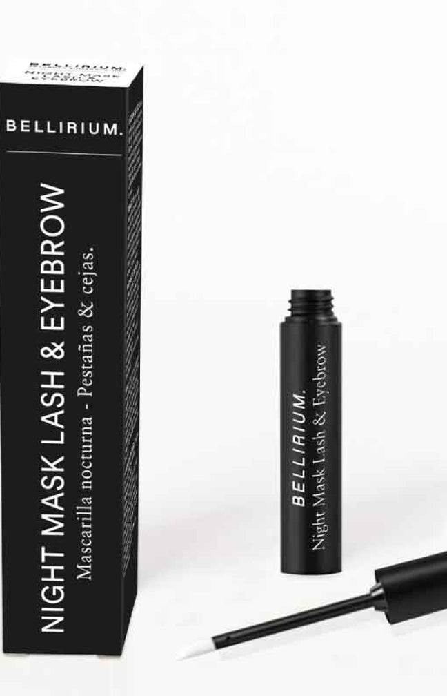 Masque de nuit cils & sourcils - Peptides & huile d'amande douce - 5 ml