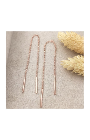 Boucles d'oreilles - Argent 925/000 plaqué or rose