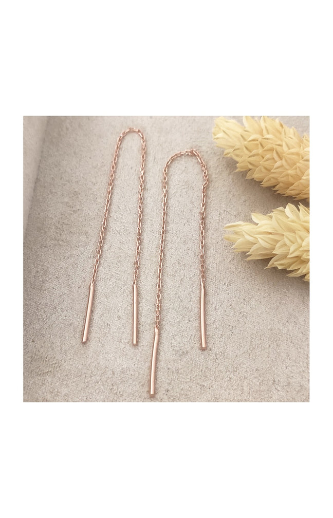 Boucles d'oreilles - Argent 925/000 plaqué or rose