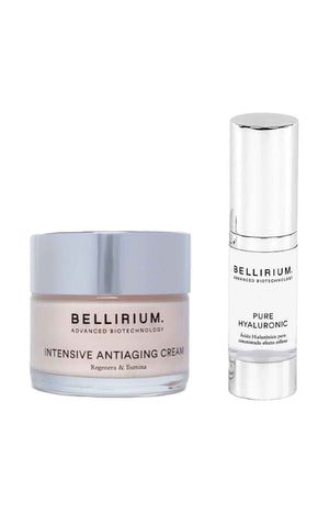 Crème anti-âge intense & sérum hydratant - Acide hyaluronique - Visage