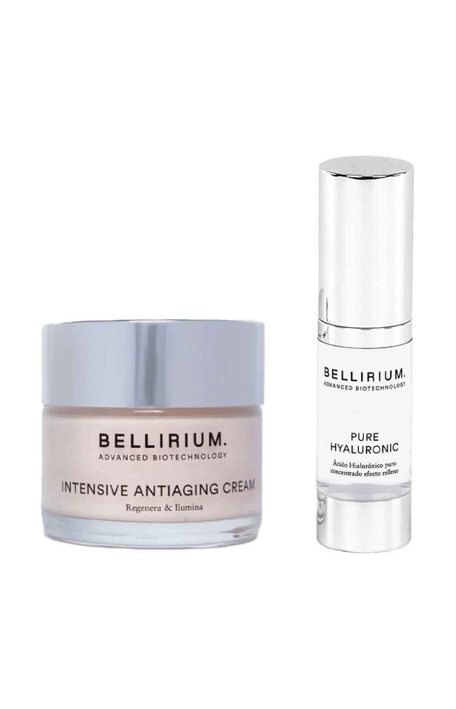 Crème anti-âge intense & sérum hydratant - Acide hyaluronique - Visage