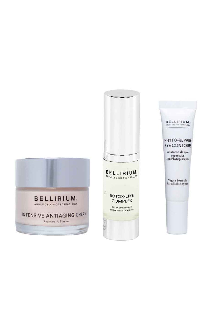Routine effet tenseur & anti-âge intense - Acide hyaluronique & acide aminé - Visage & yeux - 3 produits