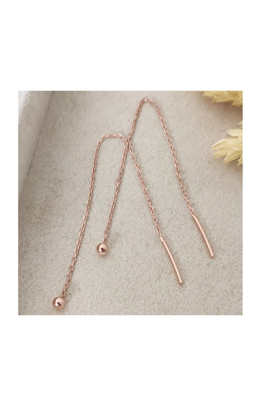Boucles d'oreilles - Argent 925/000 plaqué or rose