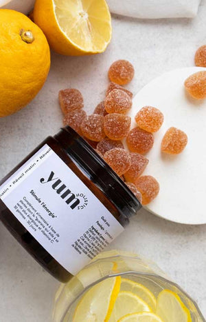 Gummies stimulantes - Réveil matin - Yuzu - 1 mois