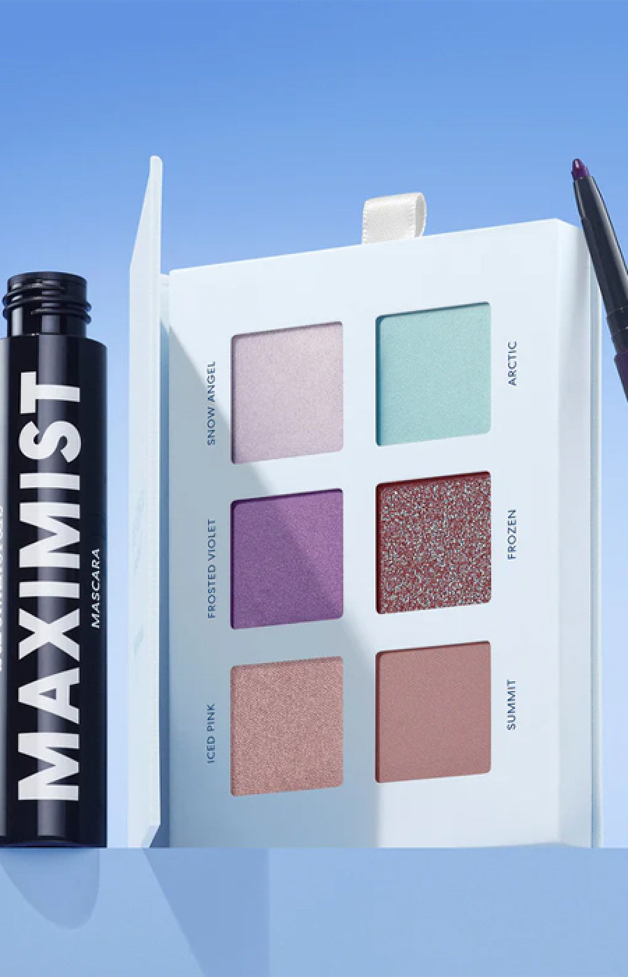 Mascara, palette & crayon yeux - Snow & Ice - 3 produits