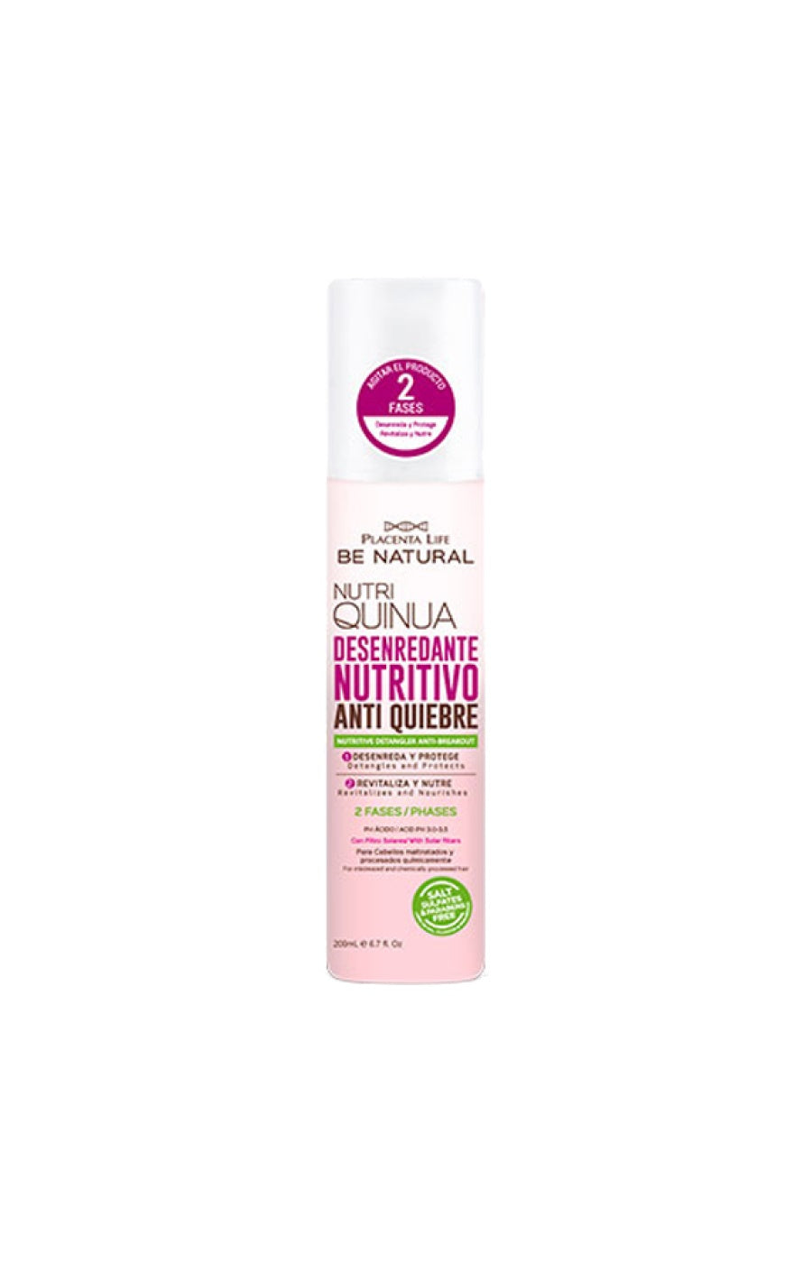Soin démêlant biphasé - Quinoa - Cheveux abîmés - 200 ml