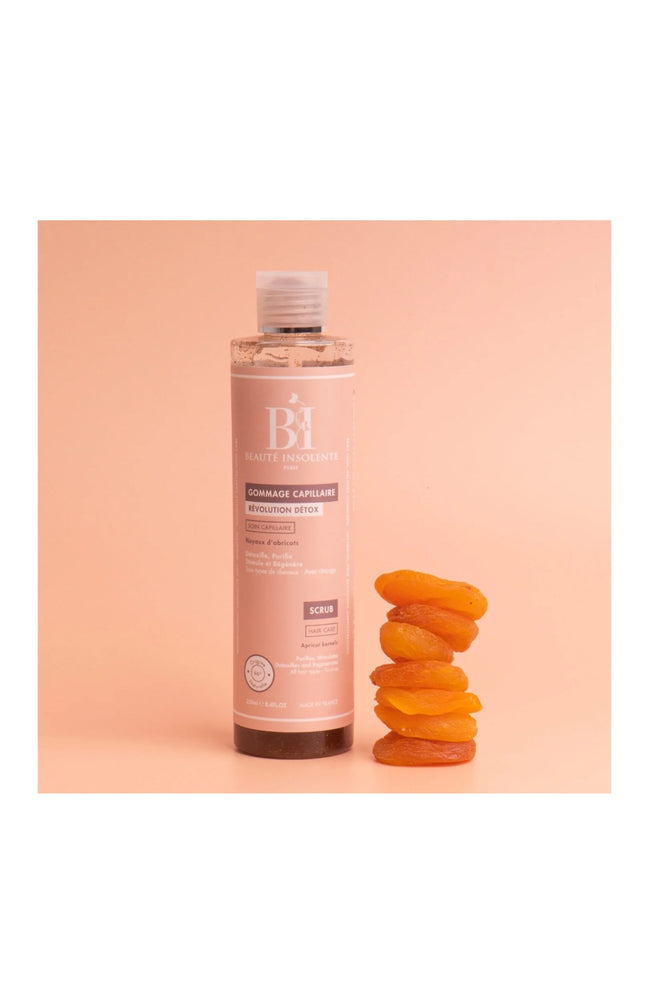 Gommage capillaire - Noyaux d'abricot - Cheveux ondulés à crépus - 200 ml