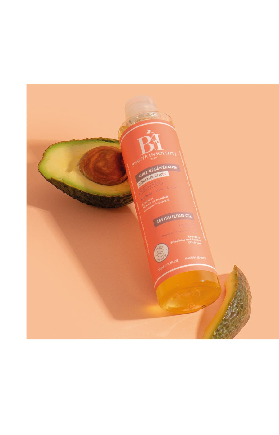 Huile régénérante - Ricin & moutarde - Cheveux ondulés à crépus - 200 ml