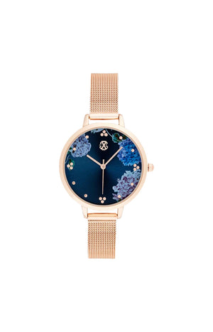 Montre à quartz - Alliage doré rose