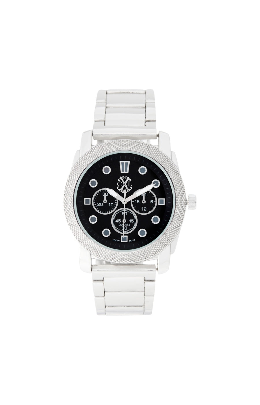 Montre à quartz - Alliage argenté - Homme