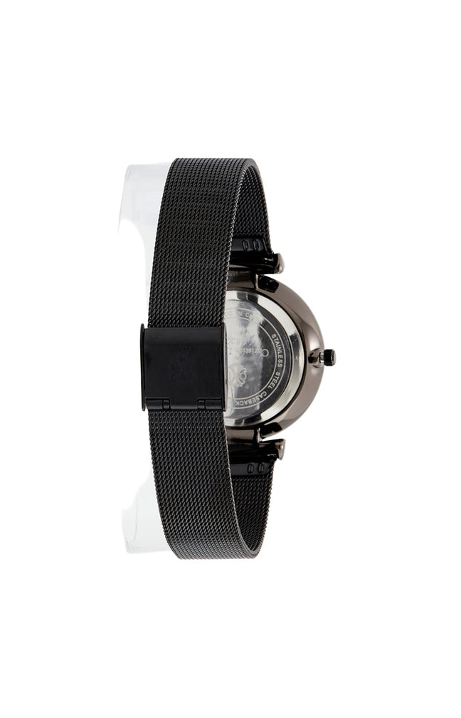 Montre à quartz - Alliage & laiton - Noir
