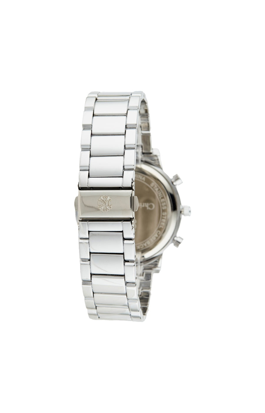 Montre à quartz - Alliage & laiton - Argenté & noir - Homme