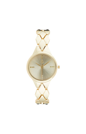 Montre à quartz - Alliage & laiton - Doré