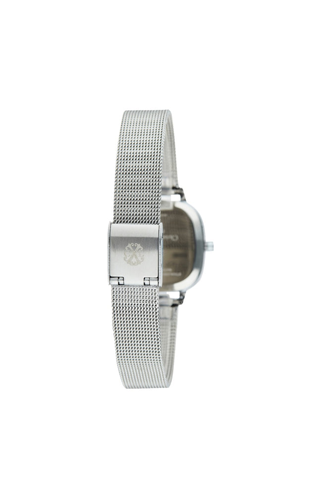 Montre à quartz - Alliage & laiton - Argenté & vert