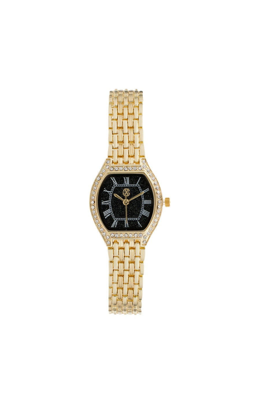Montre à quartz - Alliage - Doré & noir