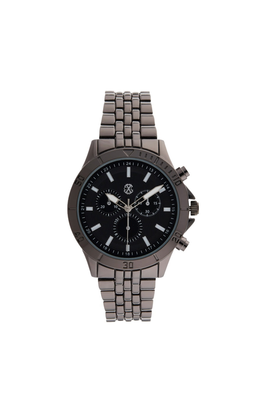 Montre à quartz - Alliage - Noir & marron