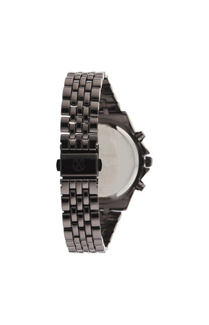 Montre à quartz - Alliage - Noir & marron