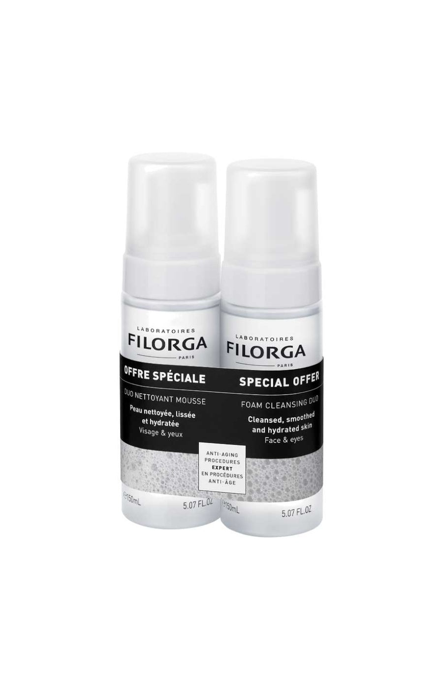 Duo de mousses démaquillantes - Visage - 2 x