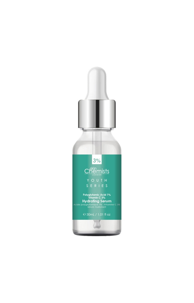 Sérum hydratant - Acide polyglutamique & vitamine C - Peaux déshydratées - 30 ml