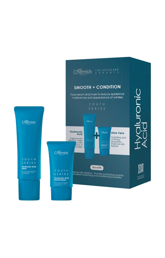 Coffret rajeunissant - Sérum & masque - Acide hyaluronique - Visage
