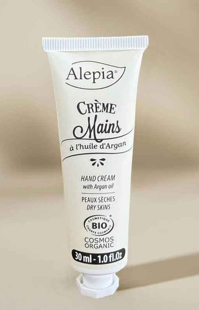 Crème mains bio - Huile d'argan - Peaux sèches - 30 ml