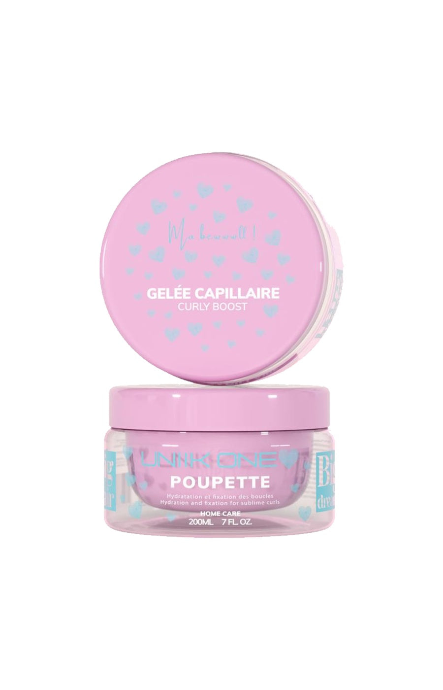 Gelée capillaire - Huile de ricin & protéines de blé - Cheveux bouclés - 200 ml