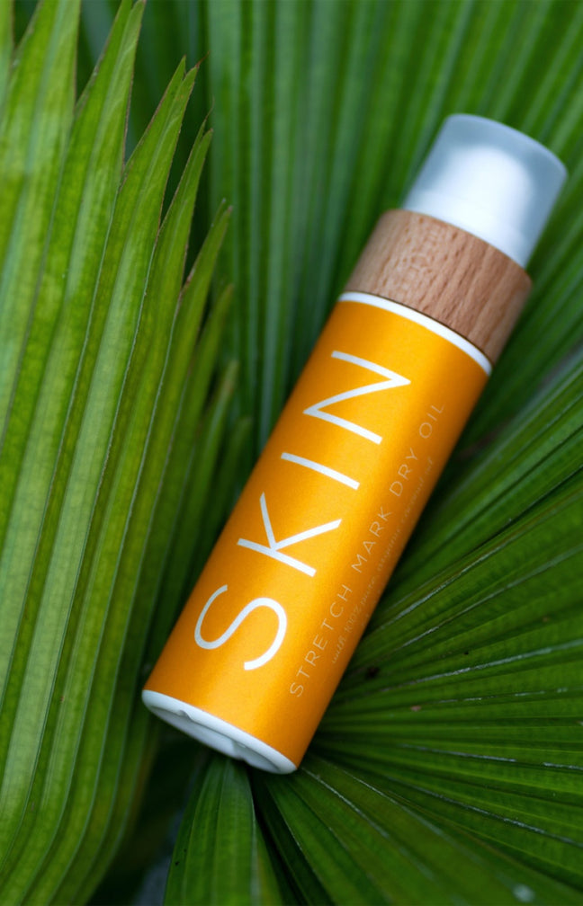 Huile sèche naturelle anti-vergetures - Mandarine - Corps - 110 ml