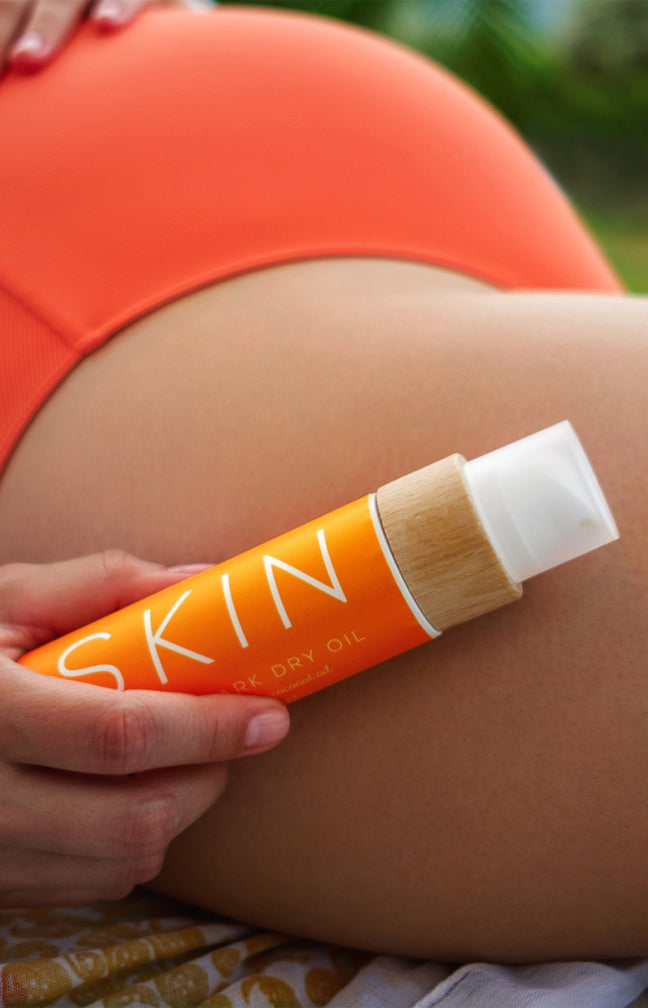 Huile sèche naturelle anti-vergetures - Mandarine - Corps - 110 ml