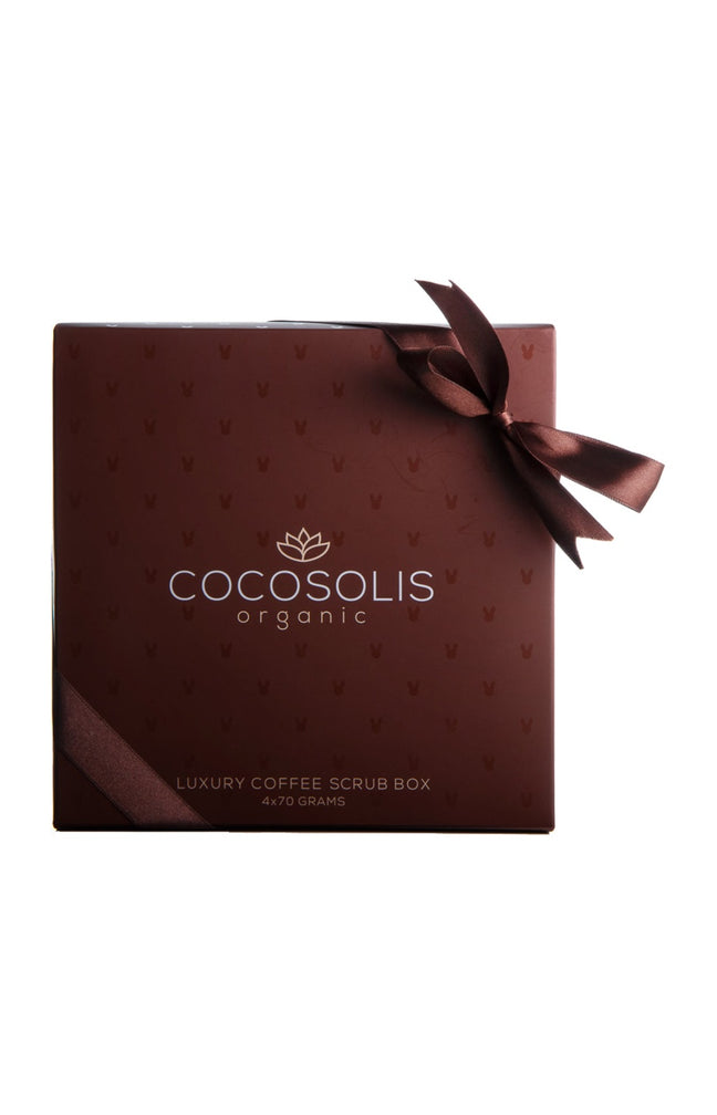 Coffret gommages naturels - Café - Visage & corps - 4 x 70 g