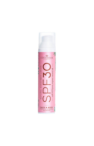 Lotion solaire SPF 30 naturelle - Oxyde de zinc & beurre de karité - Visage & corps - 100 ml