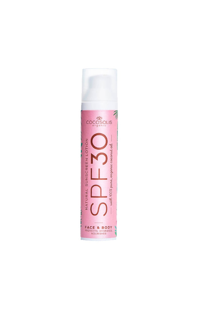 Lotion solaire SPF 30 naturelle - Oxyde de zinc & beurre de karité - Visage & corps - 100 ml