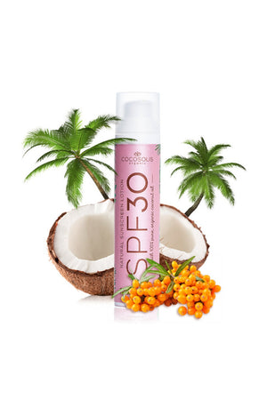 Lotion solaire SPF 30 naturelle - Oxyde de zinc & beurre de karité - Visage & corps - 100 ml