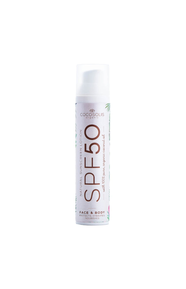 Lotion solaire SPF 50 naturelle - Oxyde de zinc & beurre de karité - Visage & corps - 100 ml